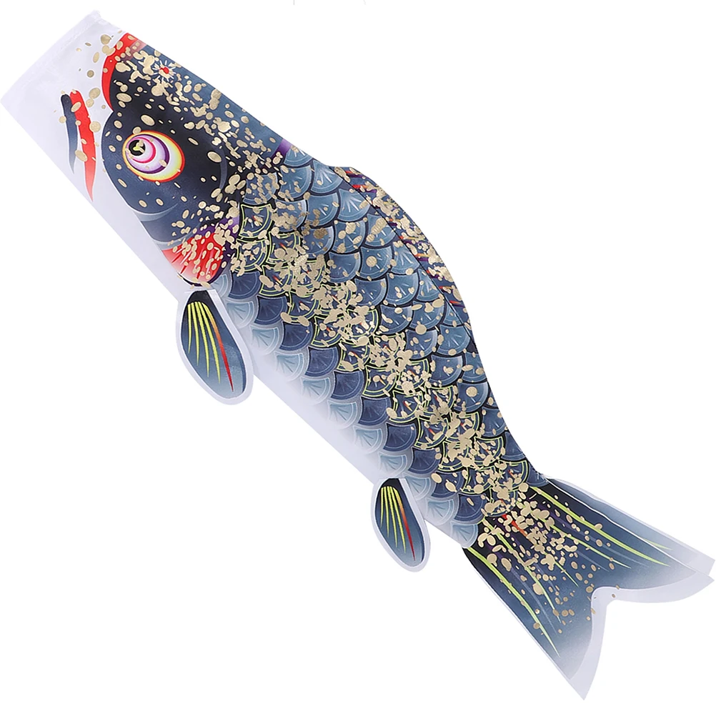 

1pc 3D Printed Carp Fish Windsock Japanese Outdoor Hanging Decor Heavy Duty Windsocks for Garden Yard Boat Beach Party Home