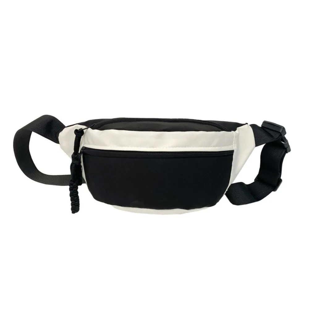 

Banana Bag Contrast Color Chest Bag Half Moon Bag Fanny Packs Crossbody Waist Pack Korean Style Large Capcity Running Waist Bag