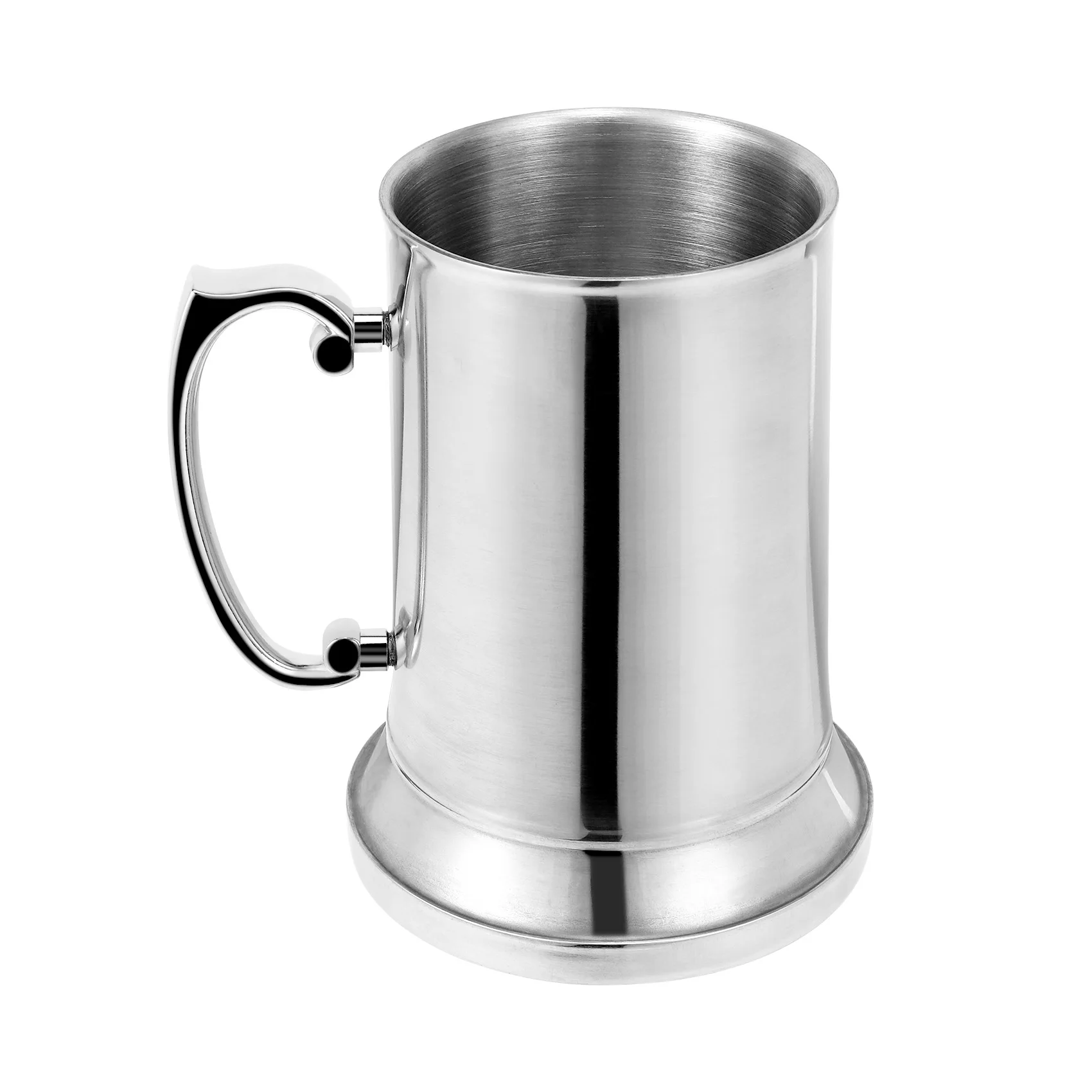 

Стальная кружка Tankard Stein с двойными стенками для пива, семейного завтрака, молока, кружки с ручкой, кофейная чашка 560 мл