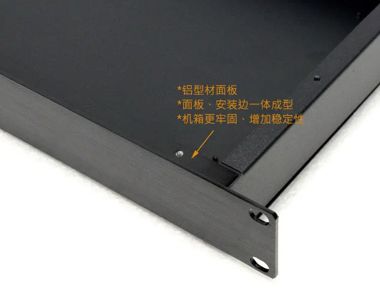 Industrial Control Plug-in Box Enclosure for Server & Equipment 1U 19-Inch Rackmount Chassis