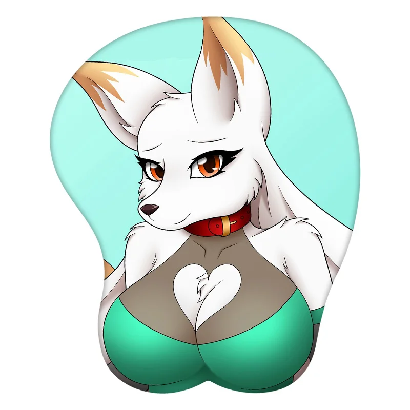 

Furry Renard Anime 3D Mouse Pad Wrist Rest Silicone Sexy Creative Gaming Mousepad Mat
