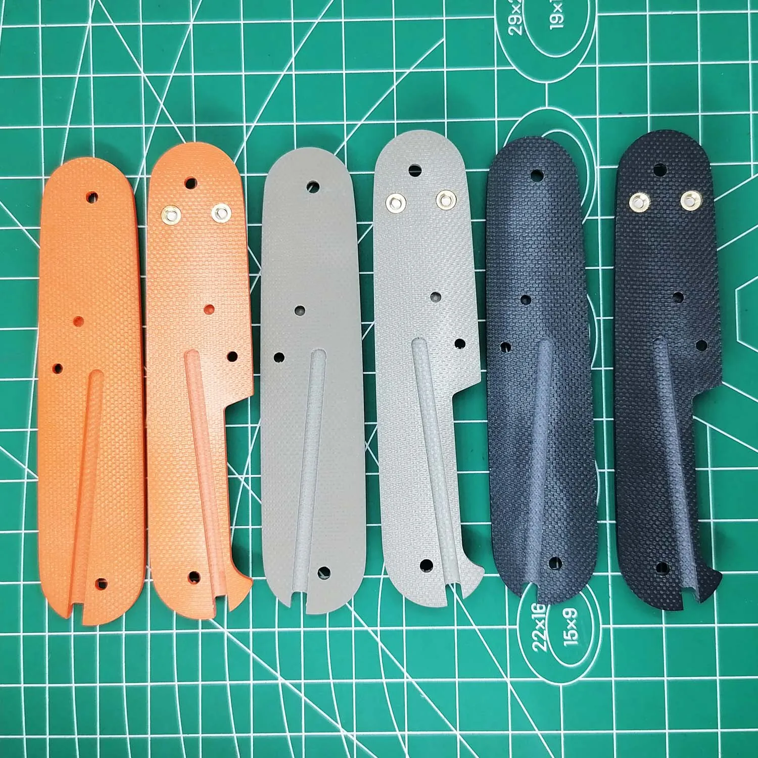 1 Pair Custom Made G10 Modify Scales with Pocket Clip for 91 mm Victorinox Swiss Army Knife Handle for SAK , Knife NOT Included