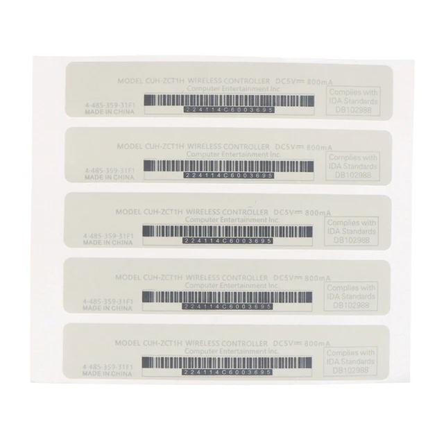 Draadloze Game Controller Label Voor Ps4 Game Controller Shell Sticker Back Paster