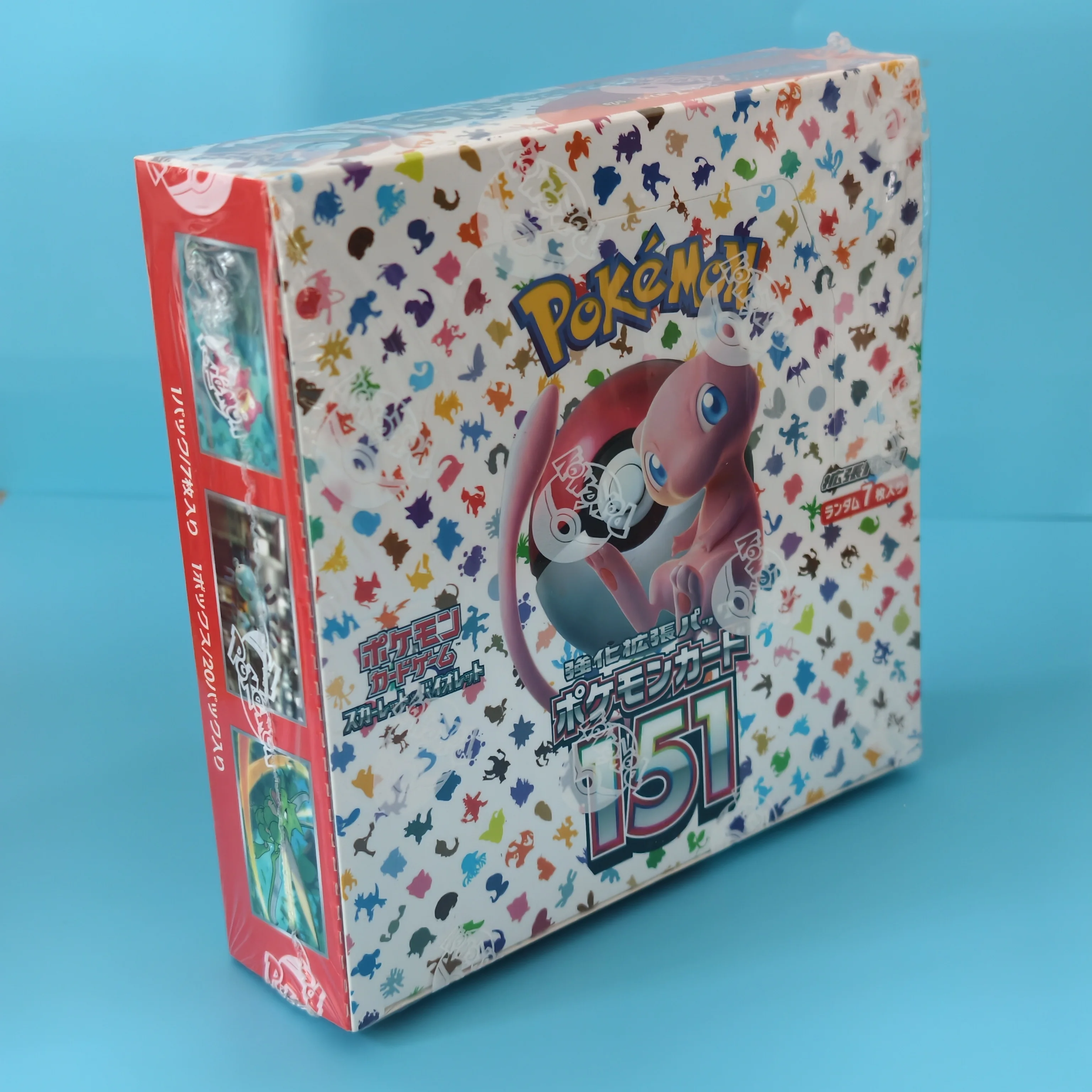 1Box/360PCS TCG Proxy Card PKM Scarlet & Violet 151 Booster Bundle DIY Self Made Single Card Classic Game Anime Cards