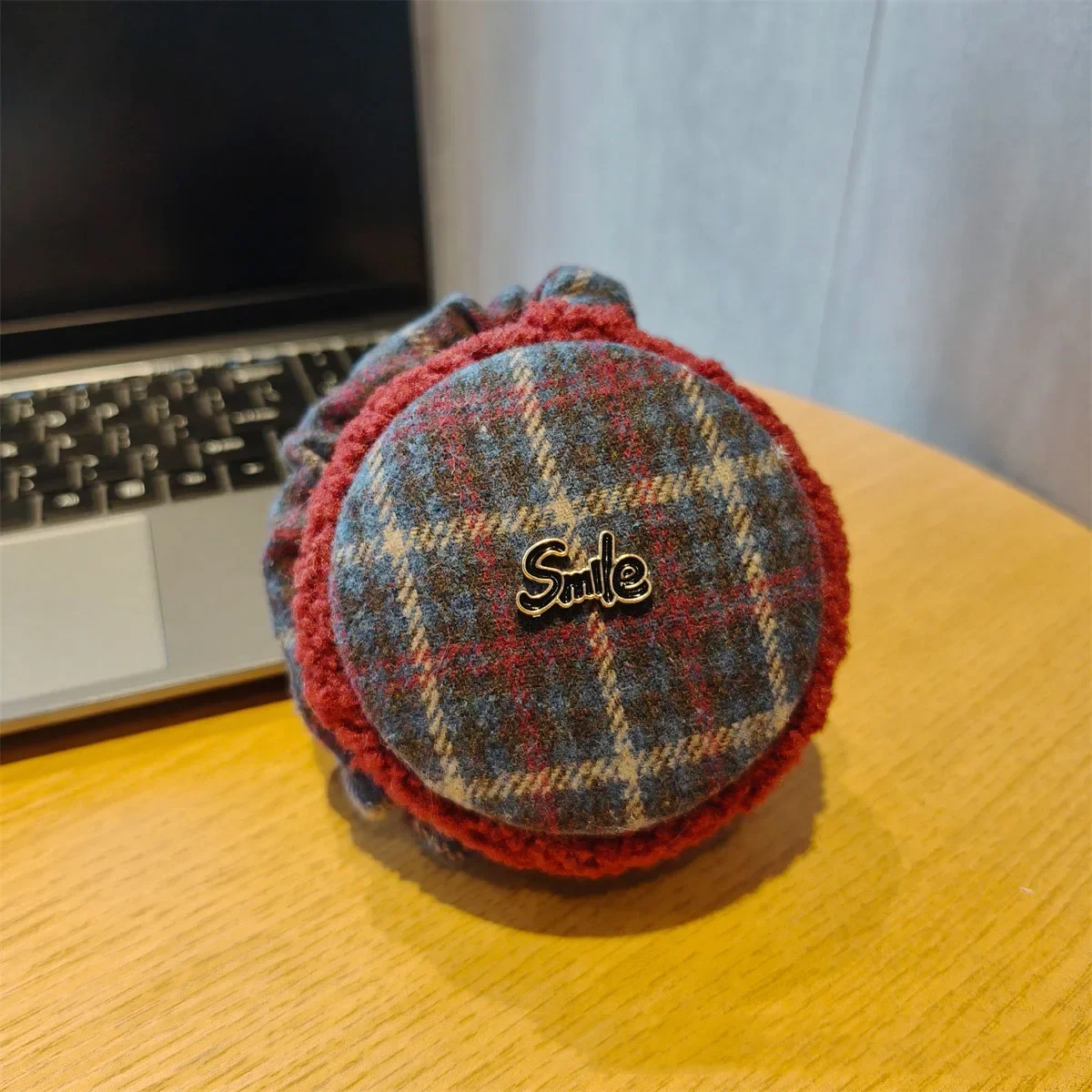 أكواب أذن كلاسيكية أنيقة من القطيفة للخريف والشتاء، غطاء أذن قابل للطي للدفء والبرودة، حماية للأذن لركوب الدراجات للطلاب