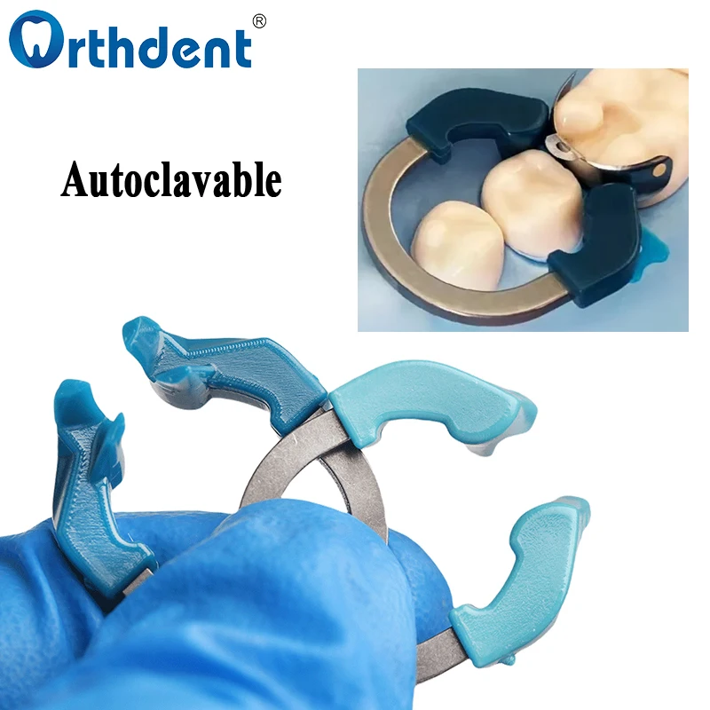Dental Matrix Bands NITI Metal Matrices Clamp Ring Sectional Contoured Matrix System Nickel Titanium Clamping Ring Dentist Tools