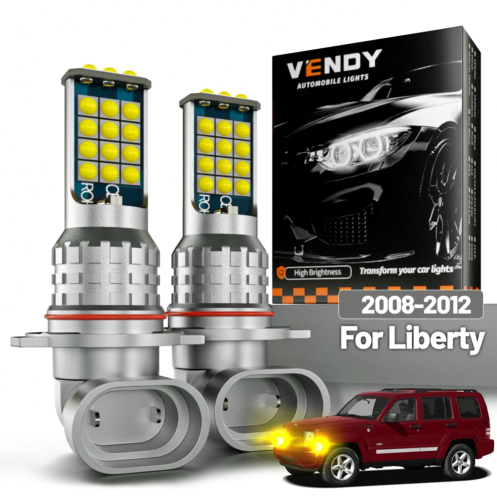 2 Stück LED-Nebelscheinwerfer für Jeep Liberty KK 2008–2012 2009 2010 2011 Canbus-Zubehör