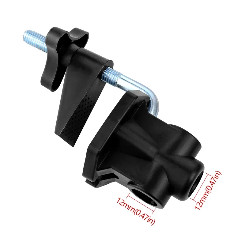 Cantilever Bracket Clamp Non-Slip Universal Bracket Clamp 7 Shape Horse Buckle Clip Metal for Microphone Desk Lamp Mic Stand