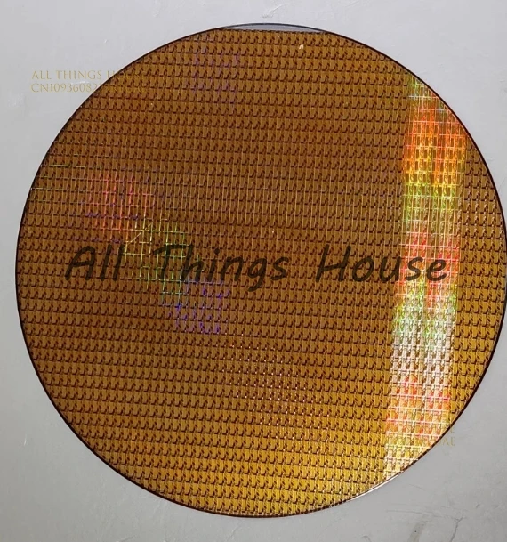 New Silicon Wafer 12Inch CPU Wafer Lithography Circuit Chip Semiconductor Teaching Test Chip