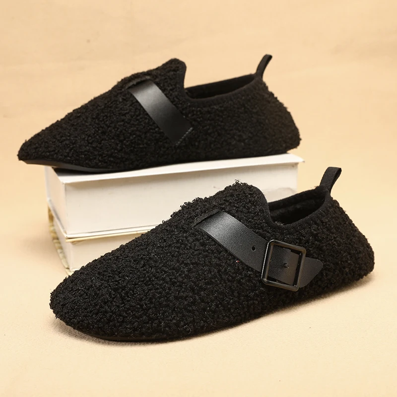 

2024 New Plus Size 46 47 Autumn and Winter Cotton Slippers Women's Home Slippers Household Cotton Indoor Postpartum Shoes Plush