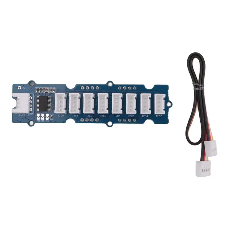 I2C Multiplexer 8-Channel Hub Support 3.3V/5V System With 8 Grove I2C Ports For Multiple Devices At The Same I2C Address 8X2cm-A