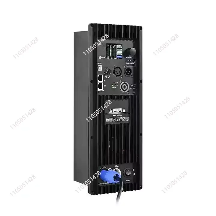Plate Amplifier High Power Line Array Subwoofer Amplifier Replace 1/2 Channel Audio Power Amplifier Plate with Volume Control