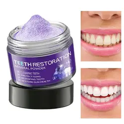 Mineral Tooth Powder Natural Brightening Polishing Teeth Powder Strengthen Teeth And Gums Tooth Repair Mineral Powder for Women