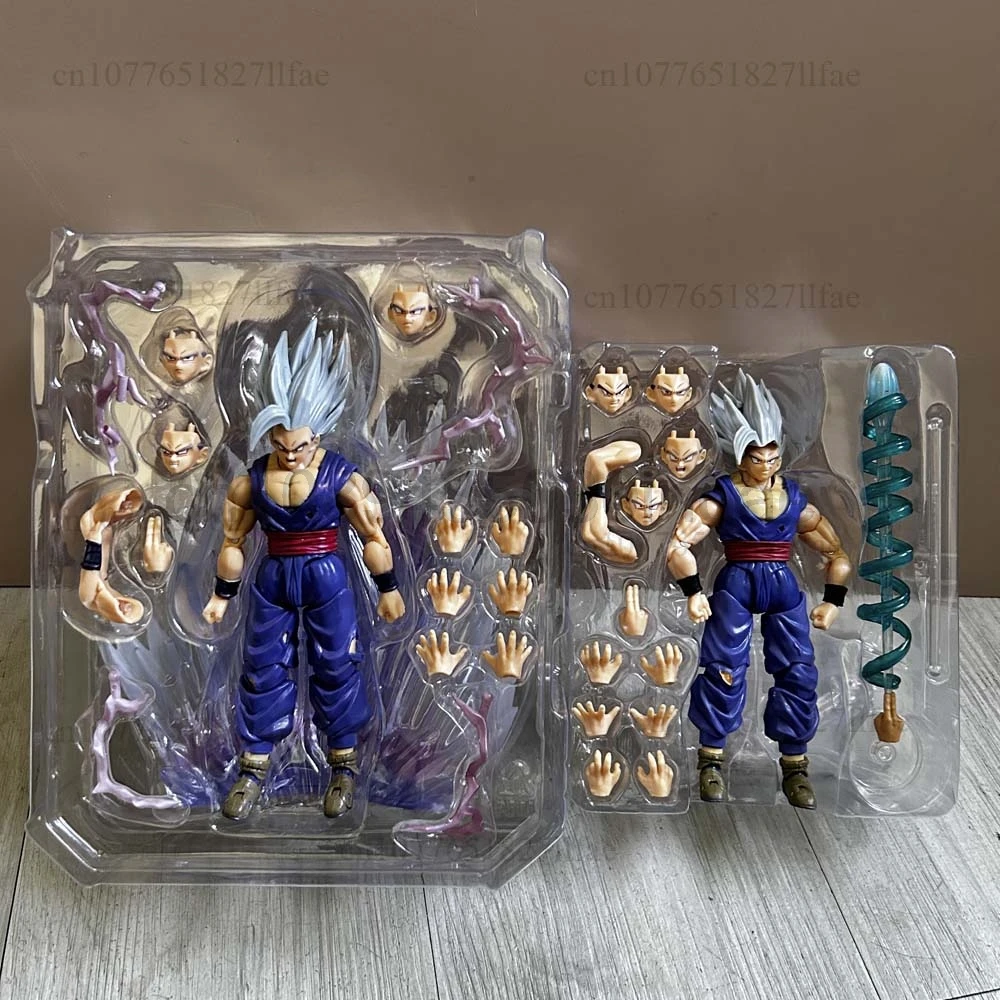 Dragon Ball Wild Beast Son Gohan Shf Exclusive CJ Edition Shf Son Gohan Beast Action Figure Model Toys Joint Movable Room Decor view 2