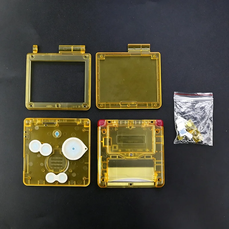 Suitable for GBA SP colorles Transparecasing for SP casing with buttons frosted casing with buttons casing with screw buttons
