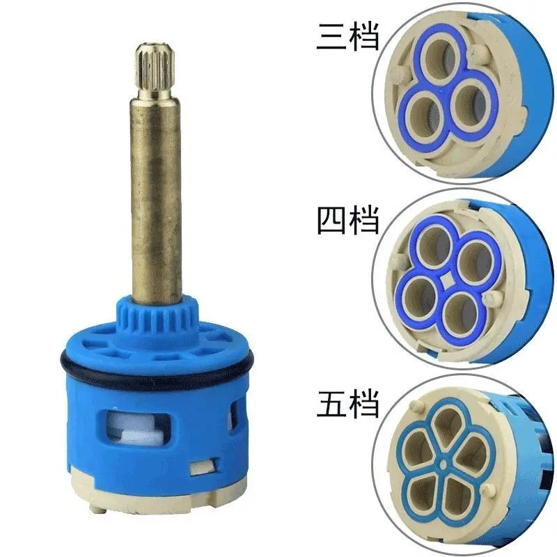 Wall Mounted Concealed Shower Faucet Diverter Valve Shower Faucet Cartridge 5-hole Water Separator Valve Core