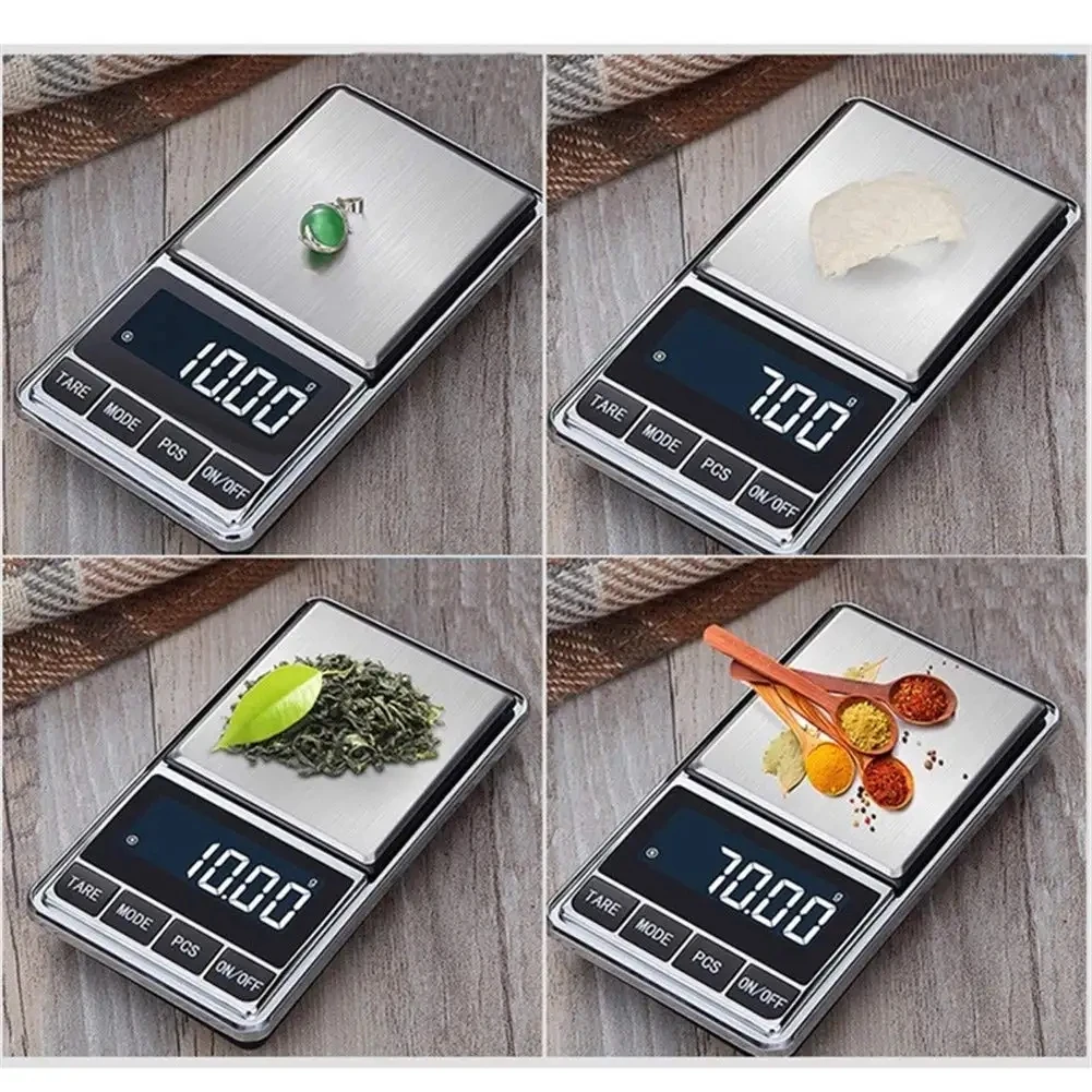 Electronic Jewelry Scale Balance Gram Scale 500g/0.01g High Accuracy Jewelry Gold Scales Mini Pocket Scale Kitchen Weight Tools