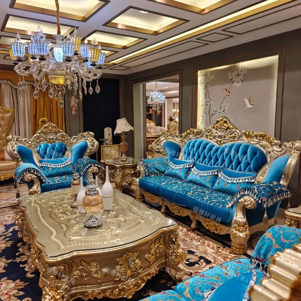 أرائك غرفة المعيشة الكلاسيكية بمقعدين من الجلد أريكة فاخرة للمكتب مصممة مريحة لصالون Canape De Luxe أثاث منزلي