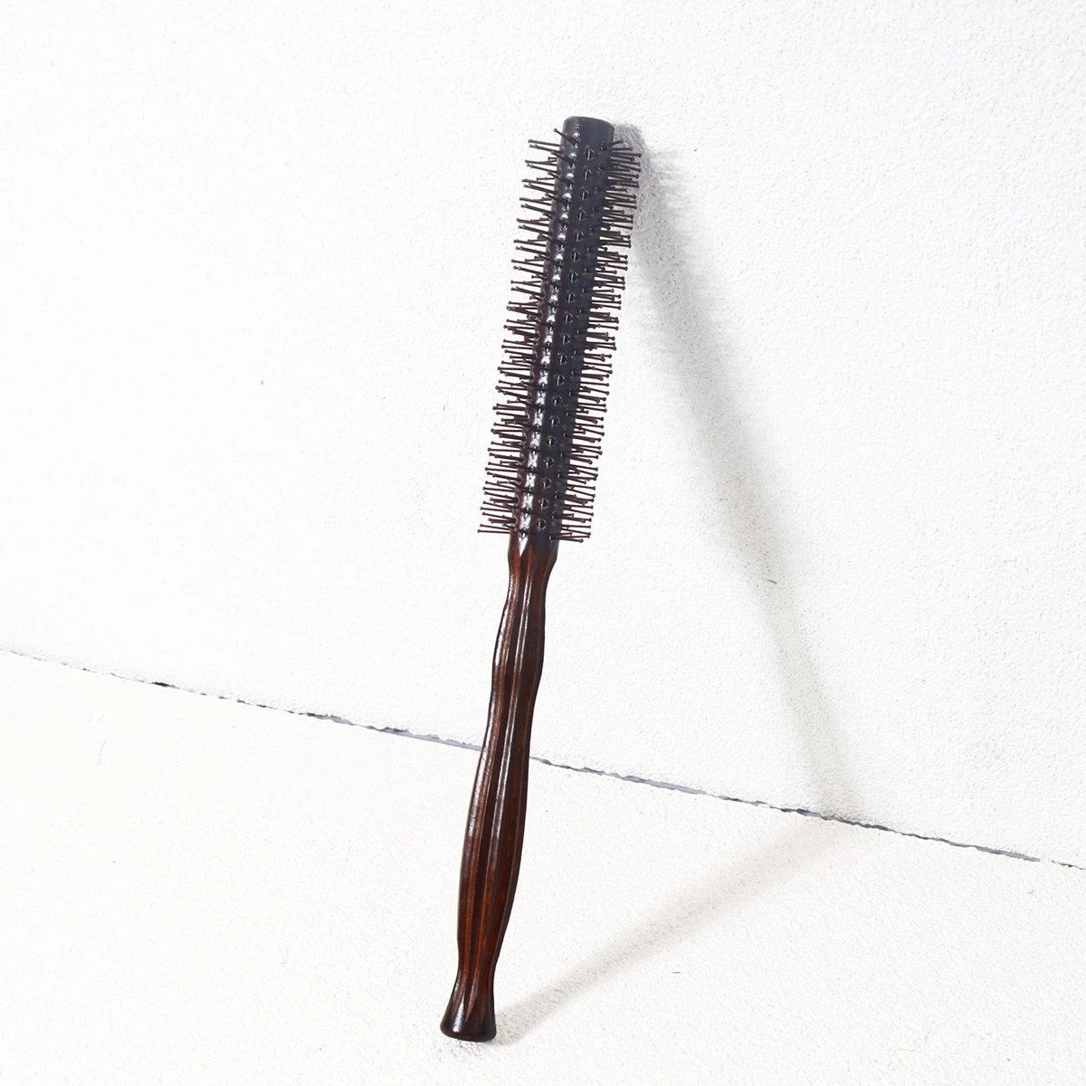 

1 piece of small wooden roller comb, ergonomic wooden handle, knot breaking and scalp massage,Special for real hair wigs