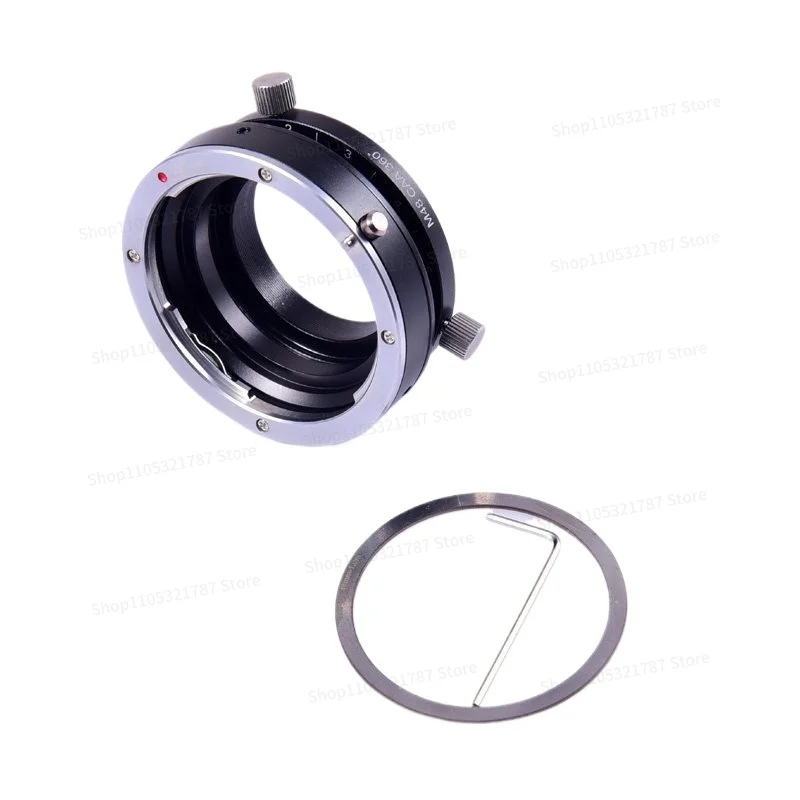 S8301 Camera Lens To M42, M48, M54 Connector, with 360 Degree CAA, Free Composition