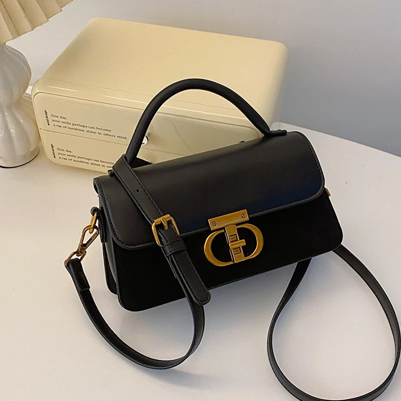

New High-end Small Square Bag Women's Versatile Shoulder Messenger Bag Trendy Handbag Commute