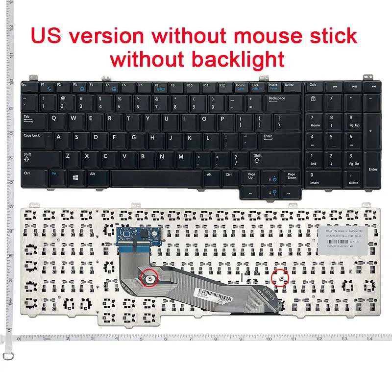 New Keyboard FOR DELL e5540 15-5000 US With mouse pole  Backlit laptop keyboard