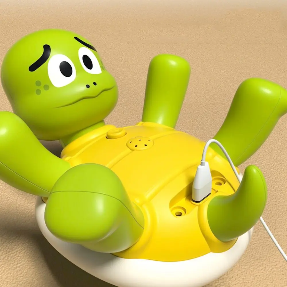 전기 거북이 물 스프레이 장난감 대용량 장거리 자동 회전 물총 장난감 만화 패션