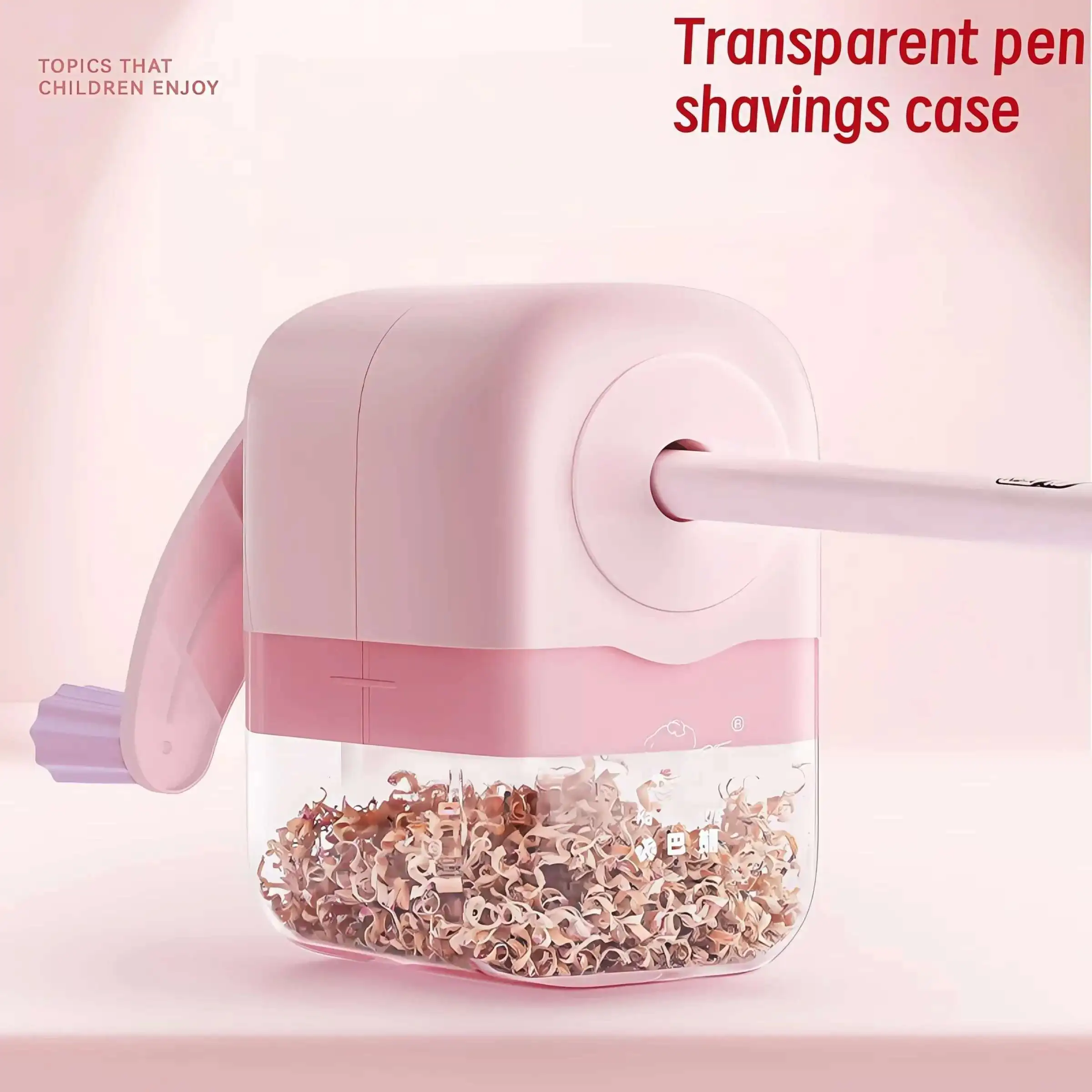 INS Style High Aesthetic Color Pencil Sharpener, Student Hand Cranked Pencil Sharpener, Drawing Stationery, Learning Supplies