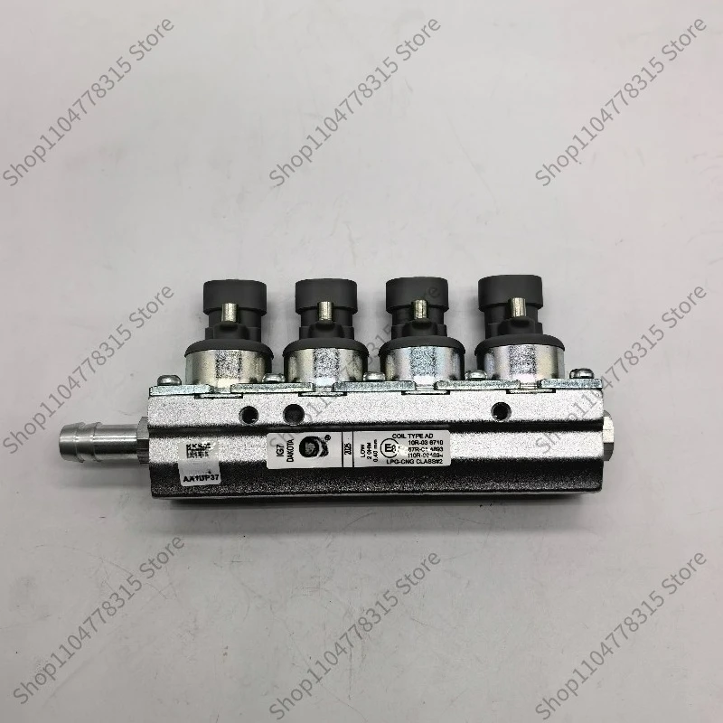 For Auto IG7 Gas Injection Rail High Speed Injector Assembly Fit LPG & CNG System With Imported Valve Core