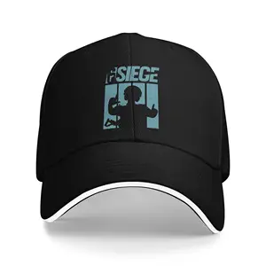 BAJIE Berretto Da Baseball Rainbow Six Siege - Cappello Unisex In Cotone, Visiera Curva, Stile Cowboy Ispirato A Bebop - 5