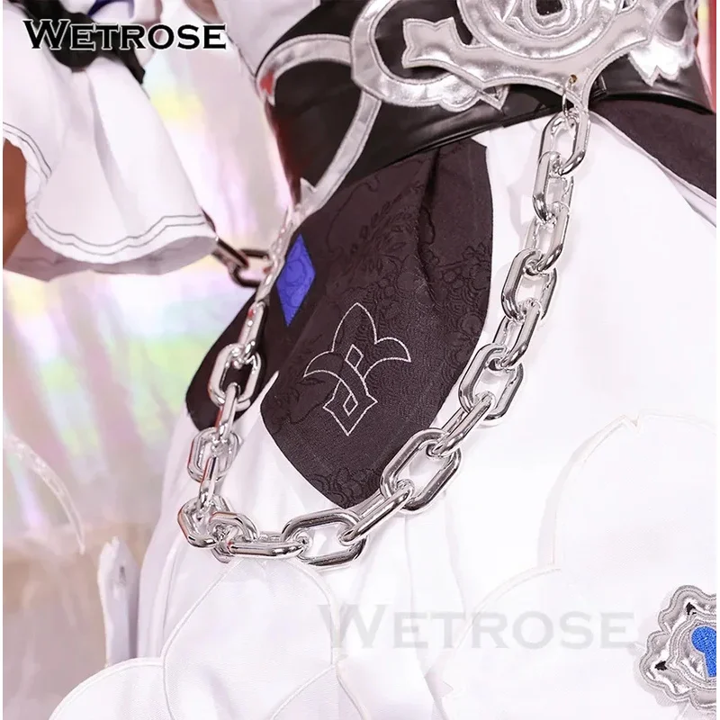 Stock Soul Twin Cosplay Costume Stygian Nymph Full Set Honkai Impact 3rd Black White Hallween Full Set Wig