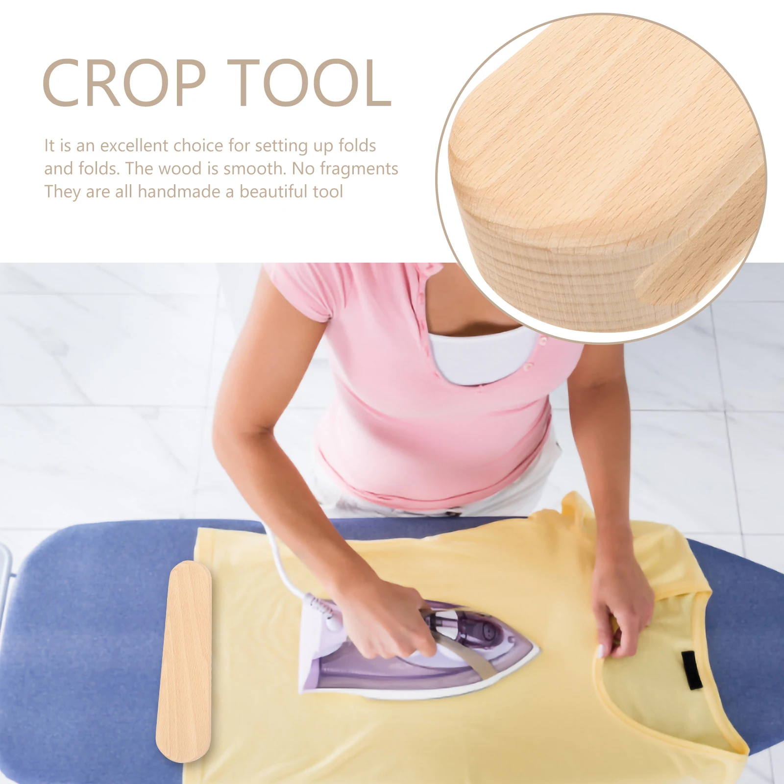 

Multifunctional Wooden Seam Clapper Professional Tailor Flattening Tool Sewing Accessories Quilter Block Pressing Aid Home Use