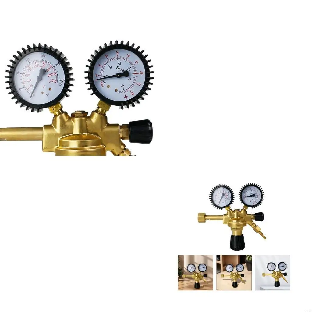 G92C W21.8 Thread Pressure Reducing Regulator Argon Gas Meter Pressure Regulator