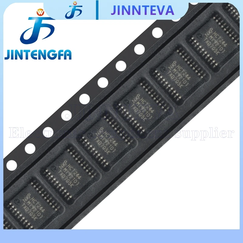 10PCS 74HCT244PW 74HCT245PW 74HCT573PW TSSOP-20 HCT244 HCT245 HCT573 SMD IC Buffers Line Drivers Latches Octal Transp