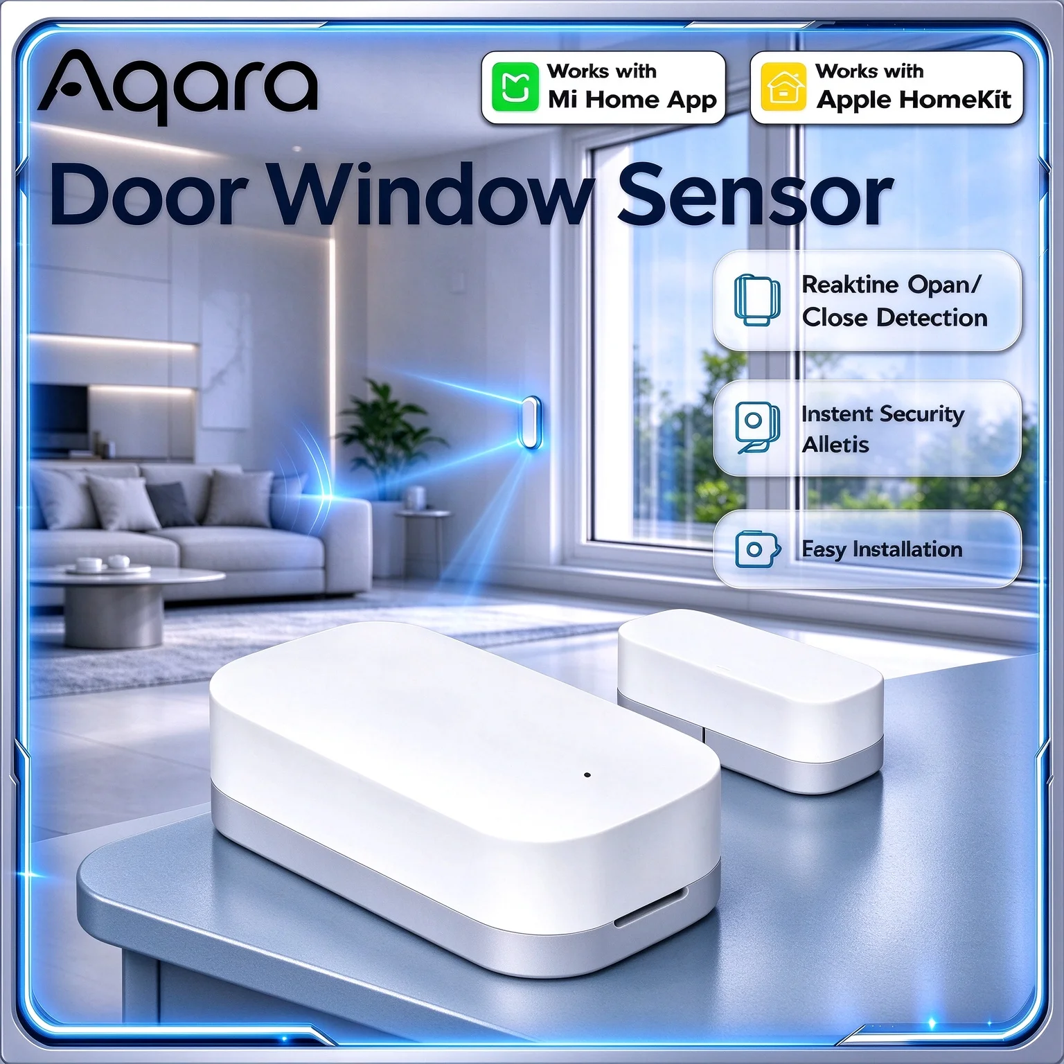 Aqara Door Window Sensor Zigbee Wireless Connection Mini Smart Door Sensor For APP HomeKit Mi Home Xiaomi Smart Home