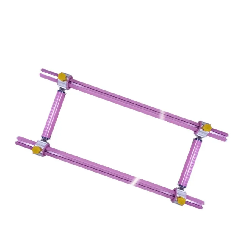Color four-slot slider type M-stretch cross stitch special triangular cloth pressing rod bandage side rod adjustable