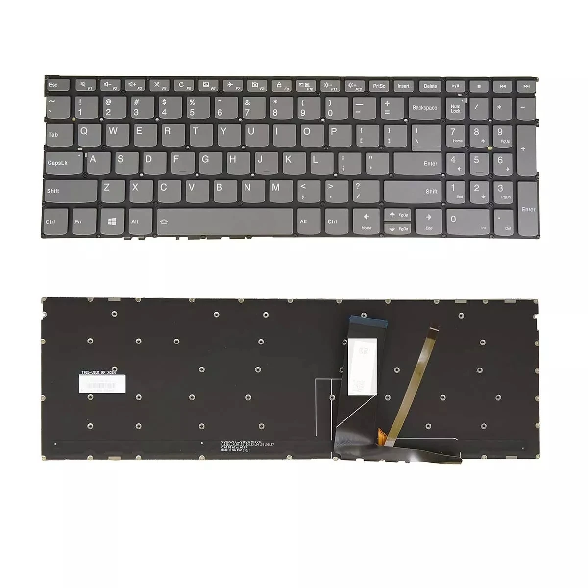 C740-15 US/Russian Backlit Keyboard for Lenovo Yoga C740-15IML S740-15 S740-15IRH C940-15 C940-15IRH