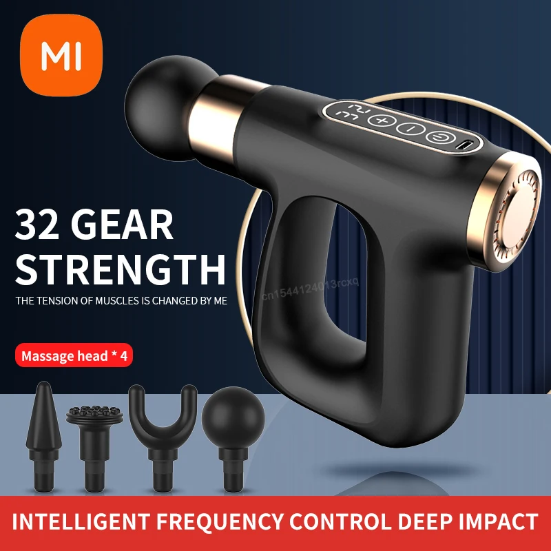 

Xiaomi Mijia Compress Pulse Massage Gun Electric Massager Fascia Gun Deep Muscle Relaxation For Body Neck Fitness Pain Relief