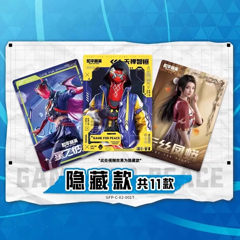 Officieel origineel spel voor Peace Series Card Game Collection Card Anime Randapparatuur Speelgoed Festival Flash Card Gift Originele doos