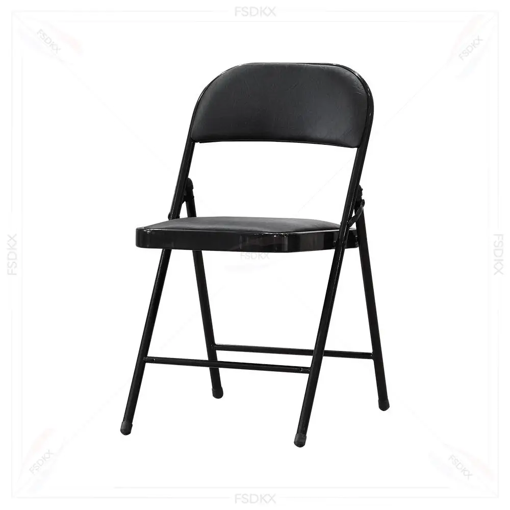 FSDKX Outdoor Garden Wedding Party Banquet Events Stackable Foldable Folding Metal Dining Chair