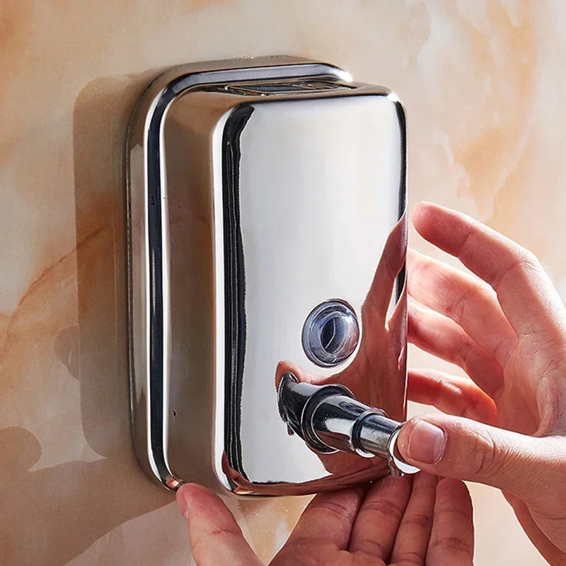 500/800ml bagno disinfettante per le mani pressa tipo montata a parete manuale detersivo per bucato disinfettante per le mani gel pressa contenitore durevole