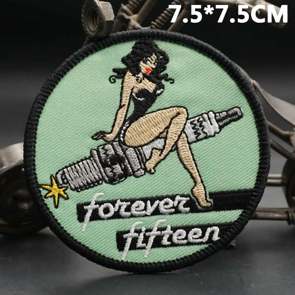 forever fifteen EMBROIDERY PATCH AB4