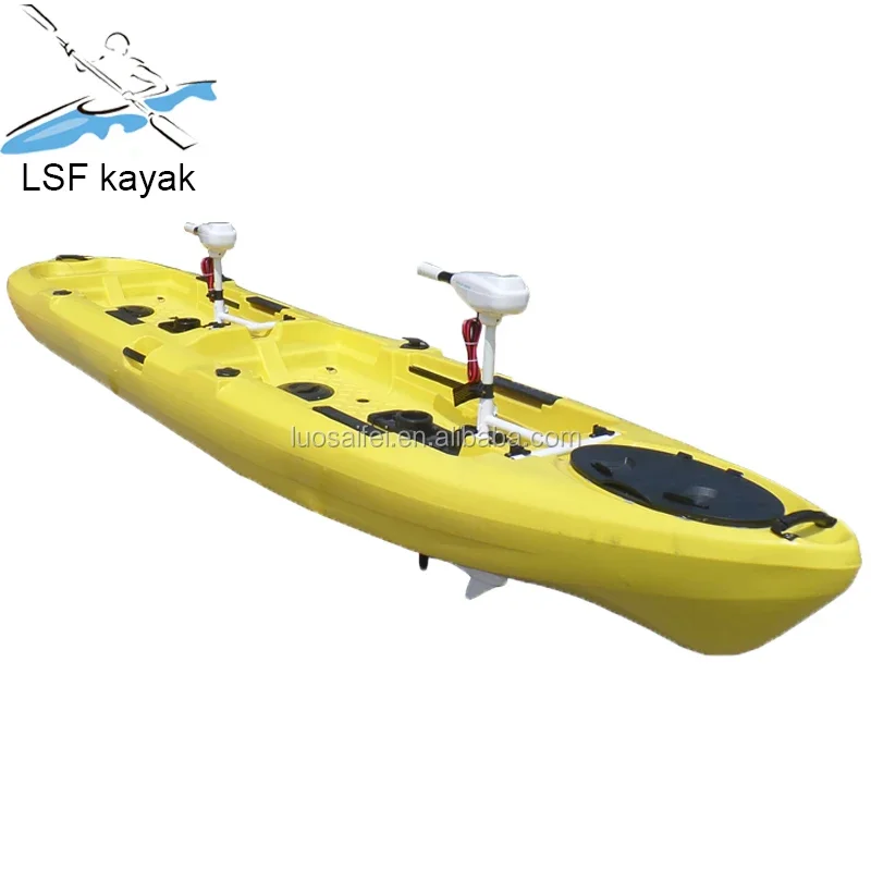 

14FT 2 Persons Tandem Sit On Fishing Kayak With Motor Pick Up At The Port