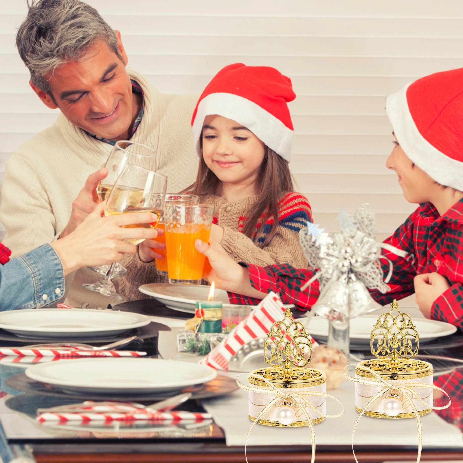 

12Pcs Candy Box Reusable Chic Storage Container for Wedding Party Treats Small Gift Packaging Favor Boxes Candy Box