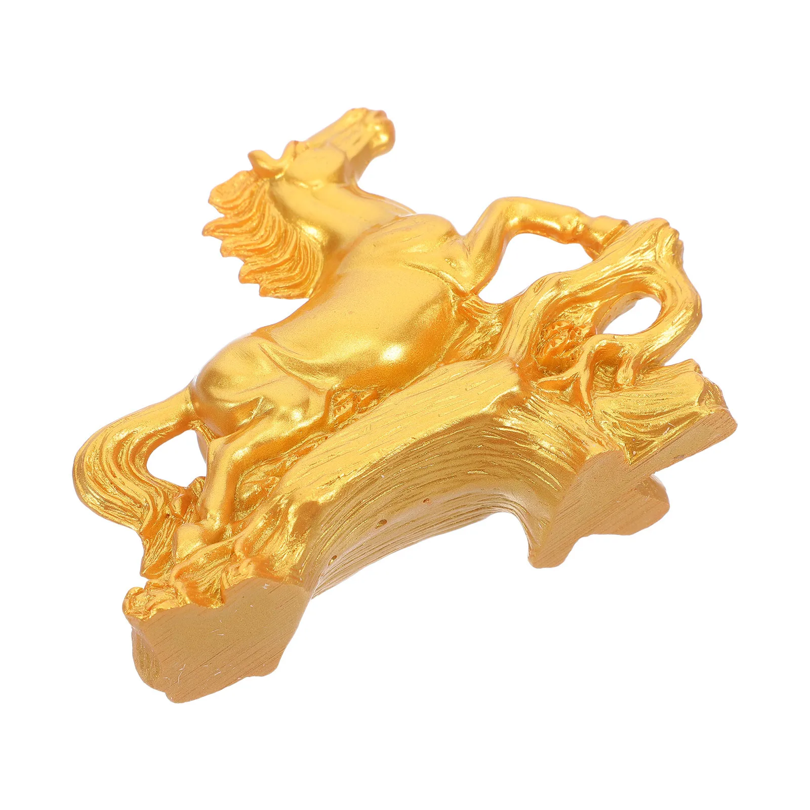 

Feng Shui Horse Resin Sculpture Elegant Desktop Ornament for Home Office Car Dashboard Decorative Success Symbol Good Luck