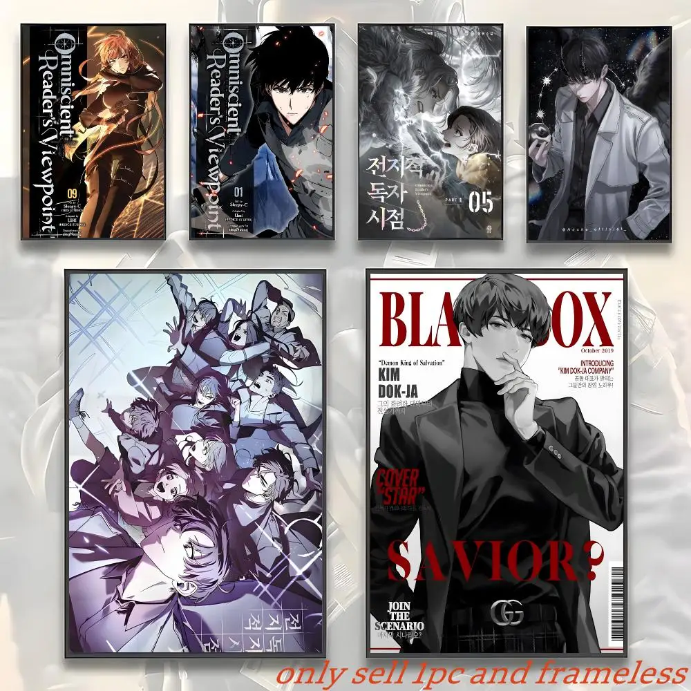Omniscient Reader’s Viewpoint Manhwa Poster Art with prints Home bedroom living room decoration gift