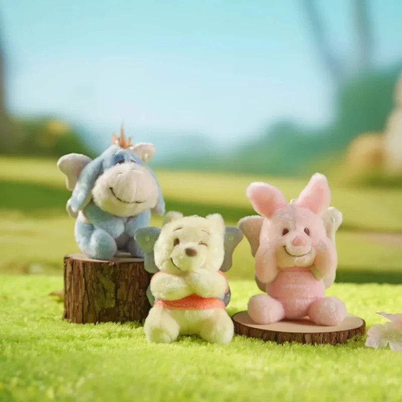 Disney Winnie de Poeh Anime Stripfiguren Pluche Sleutelhanger Leuke Roo En Knorretje Poppen Knuffels voor Kinderen Verjaardagscadeautjes