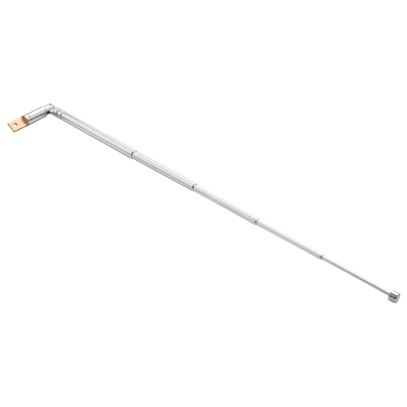 4X Replacement 25.4Cm 10 Inch 5 Sections Telescopic Antenna Aerial For Radio TV