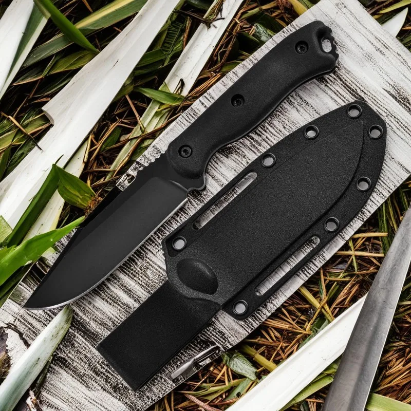 Outdoor knife straight knife self-defense portable mini knife wild portable meat knife camping survival sharp hunting knife frui