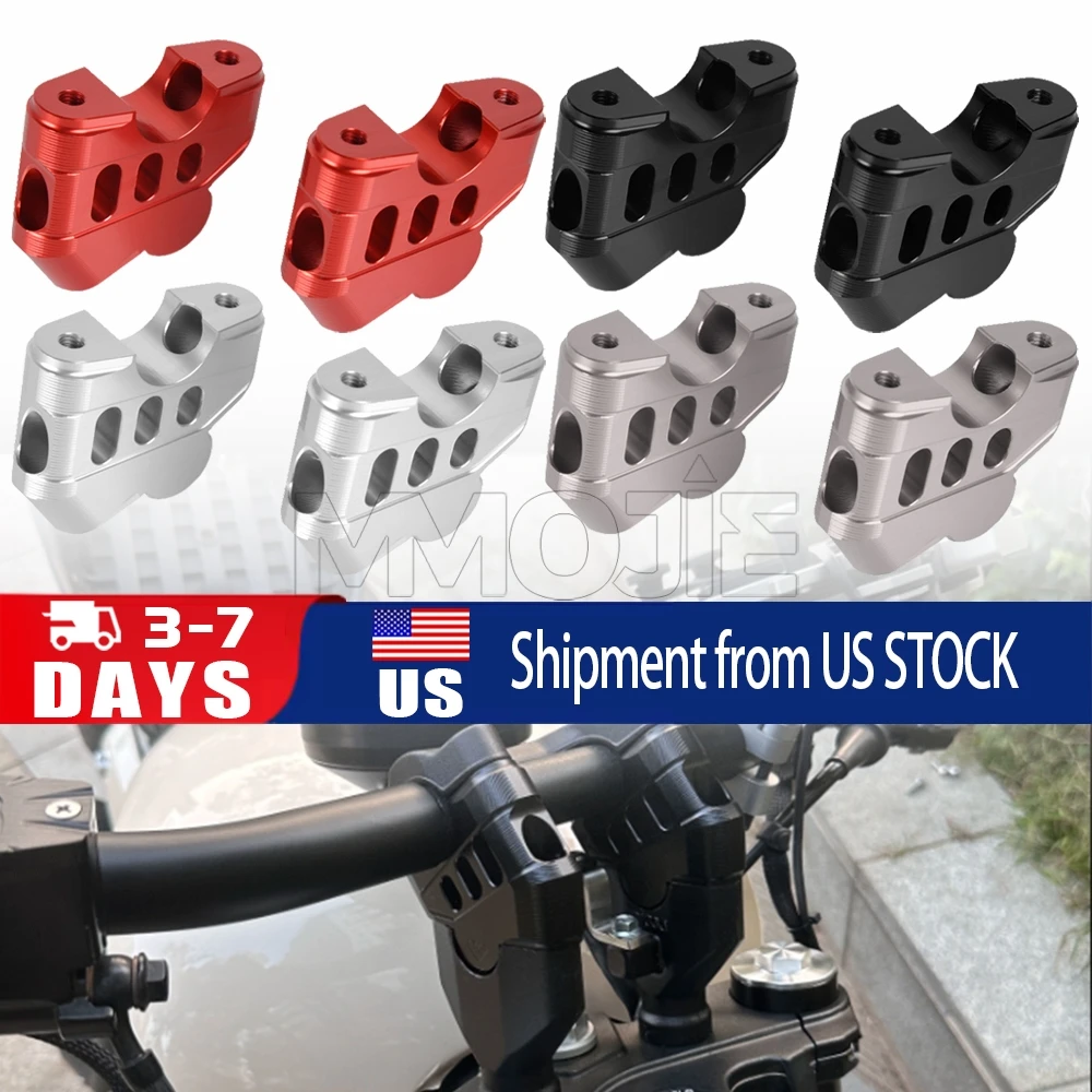 

Motorcycle Handlebar Riser Mount Clamp High Lifter Risers Accessories For BENDA Chinchilla 300 Chinchilla 450 Chinchilla300/450
